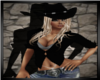 (J) Black Cowgirl hat 