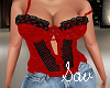 Camisole-Red/Black