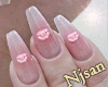 Kisses Pink Nails
