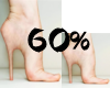 60% Feet F/M