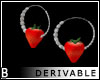 DRV Strawberry Earrings