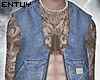 Denim Vest + Tattoo