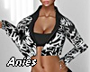 *A* Jacket Black White