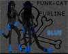Punk-cat BLUE tail