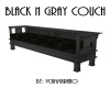 BLACK N GRAY COUCH