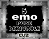 1st* EMO single poses