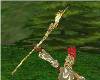 Gold Athena Spear