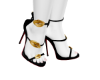 Valentine Gold Lips Heel