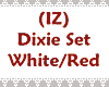 (IZ) Dixie White Red