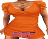 PBF*Classy Orange Dress