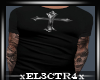 Cross Black T-shirt+Tats
