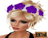 Flower Headdress (Purple