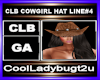 CLB COWGIRL HAT LINE#4