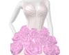 Pink Cream Rose Dress