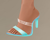 Turquoise Summer Heels