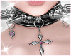 Spike Cross Choker