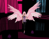 Pink Angel Furry Wings