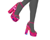 LV ORANGE HEELS