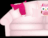 Pink Couch Owl Pillow