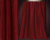 velvet red curtain