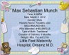 Max's Birth Certificate