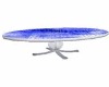 Blue Glass Coffee Table