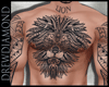 Dd- Lion Muscle Tattoo