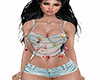 chain outfit- white/blue