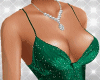 [P] Emerald Sparkly Gown