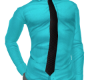 Blue Dress Shirt w Tie