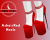 Asha's Red Heels