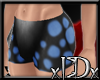 xIDx Blue Dotty Shorts 2