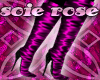 (LR)soie rose shoesFur