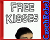 Free Kisses HeadSign M/F