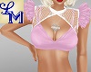 !LM Net&Bikini Top Pink