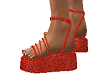 Red Rope Sandals