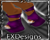 (FXD) Leather Pumps Purp
