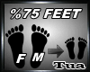 75% Feet Scaler F/M
