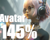 145% Avatar Scale