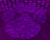 Purple Furry Paws Rug