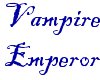 Vampire Emperor Sticker