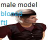 male model bloned hair