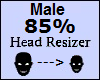 male scaler head 85%