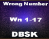DBSK-Worng Number