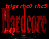EQ Hardcore red text DJ