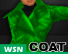 [wsn]LeatherCoat#Green