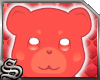 [S] Red cute bear [M]