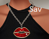 Pucker Up Necklace