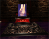 fire place/chairs