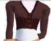 brown sweater w/tank